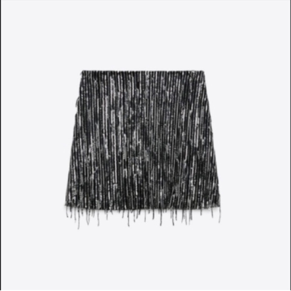 ZARA SEQUIN SKORT